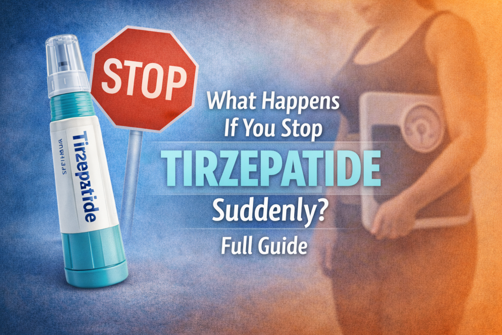 what happens if you stop tirzepatide suddenly