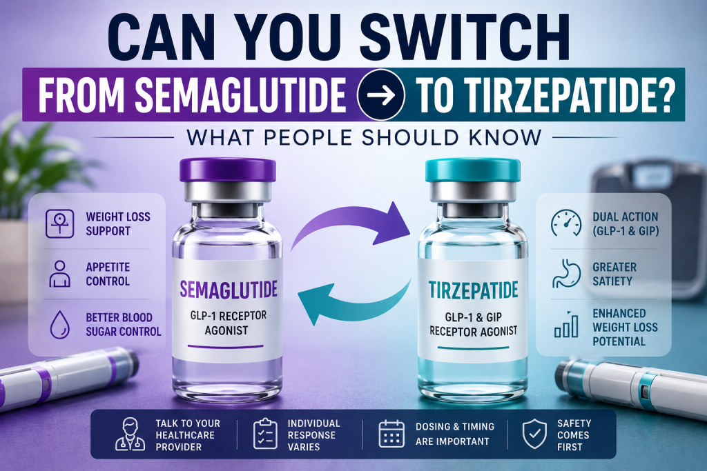 Can You Switch From Semaglutide to Tirzepatide