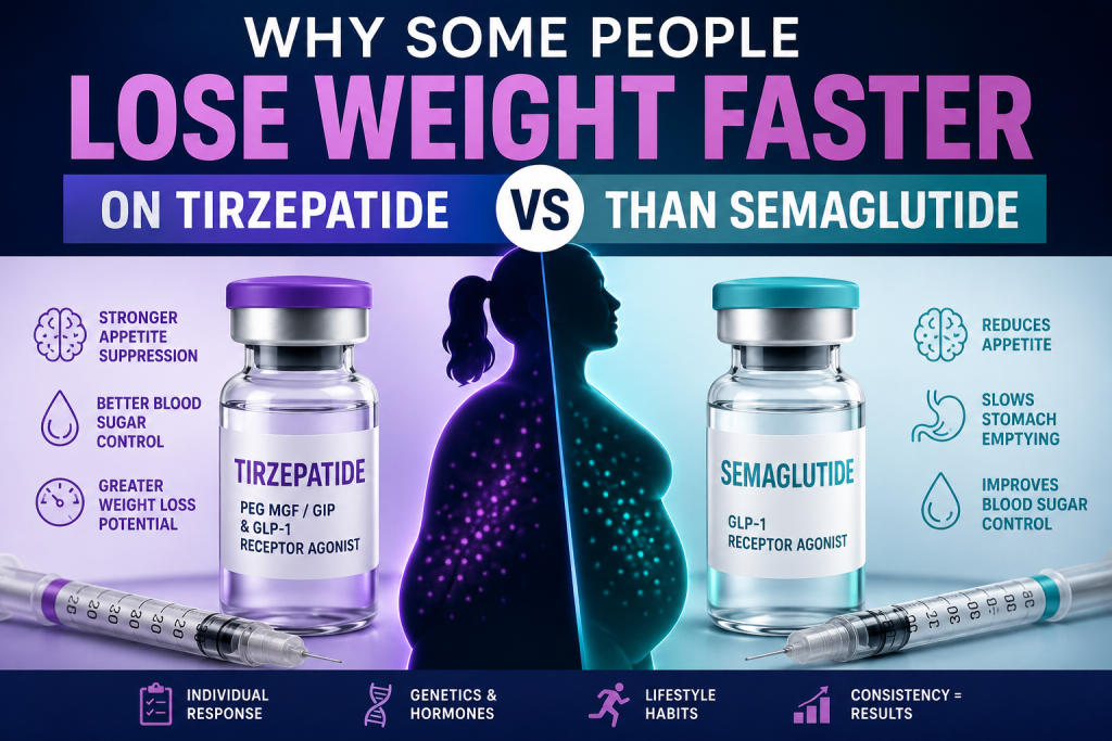 Why Some People Lose Weight Faster on Tirzepatide Than Semaglutide