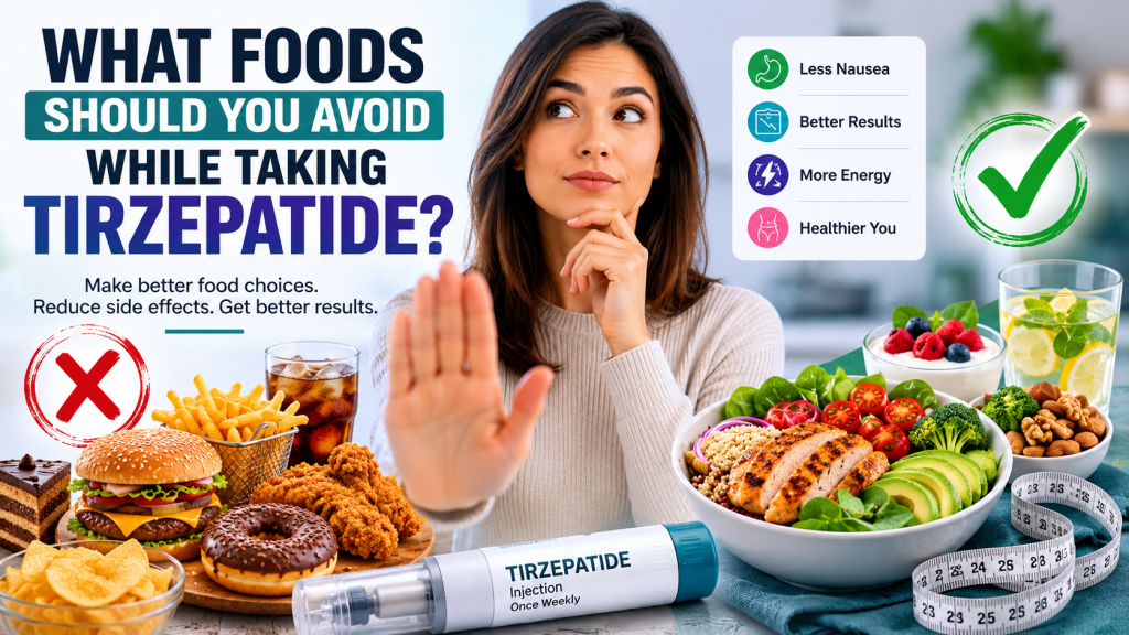 what foods should you avoid while taking tirzepatide